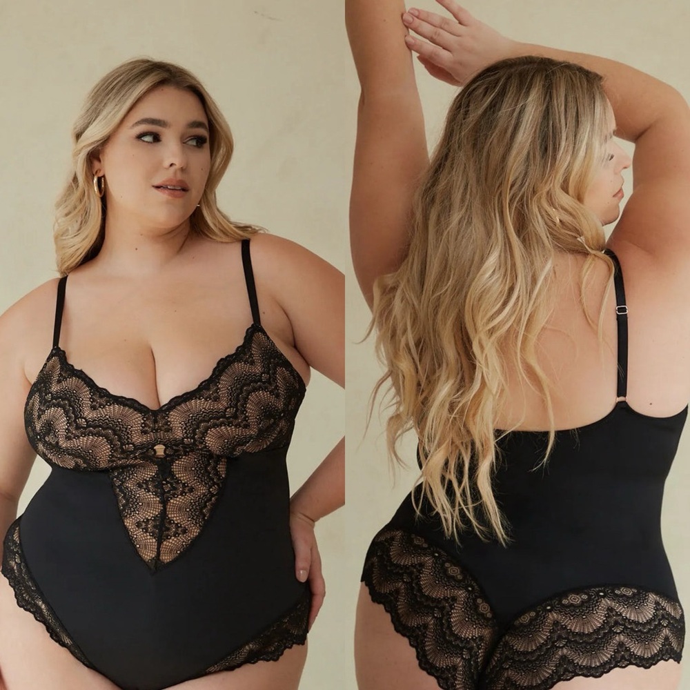 Pinsy | Sculpting Lace Shapewear Bodysuit